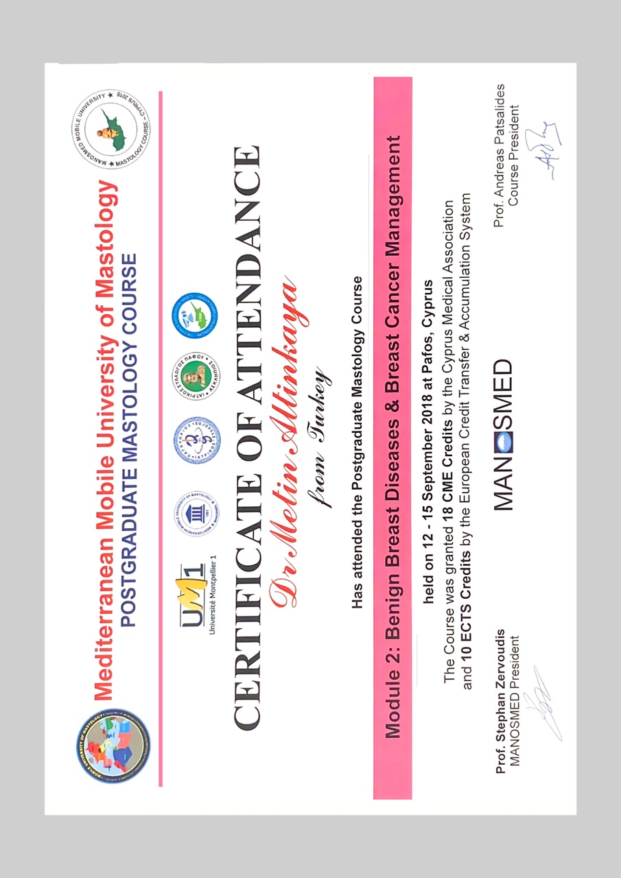 Certificate of Attendance