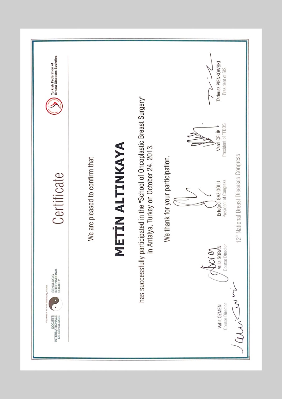 Scholl of Oncoplastic Breast Surgery